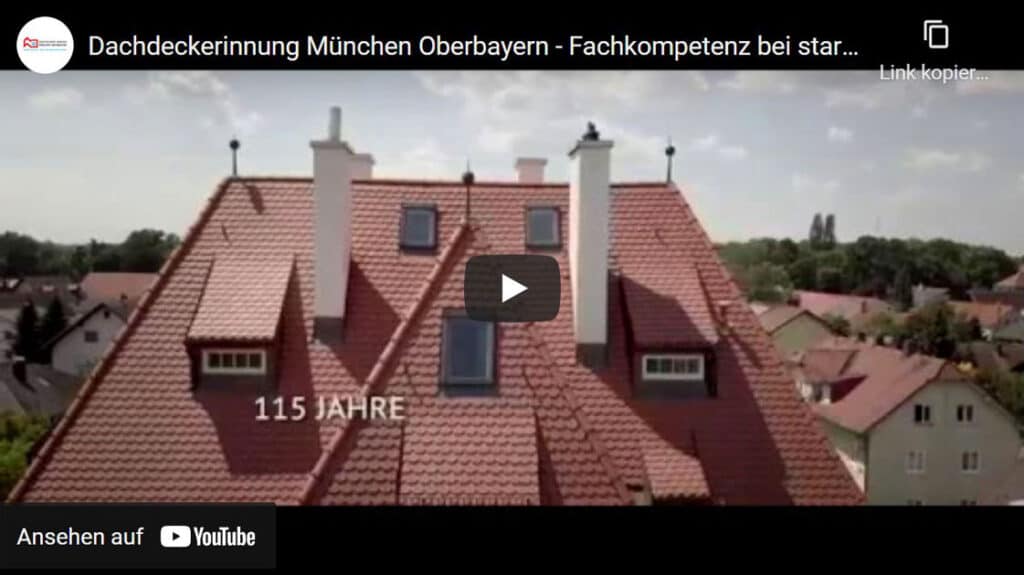 Meisterbetrieb Dachdecker München Dachdeckerinnung München Oberbayern Steildach Dachziegel 115 Jahre