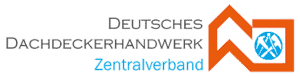 Zentralverband des Deutschen Dachdeckerhandwerks Logo mit Bild blau rot